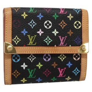 LOUIS VUITTON Multicolor Porte Monnaie Billets Cartes Credit M92984 Auth yk19123